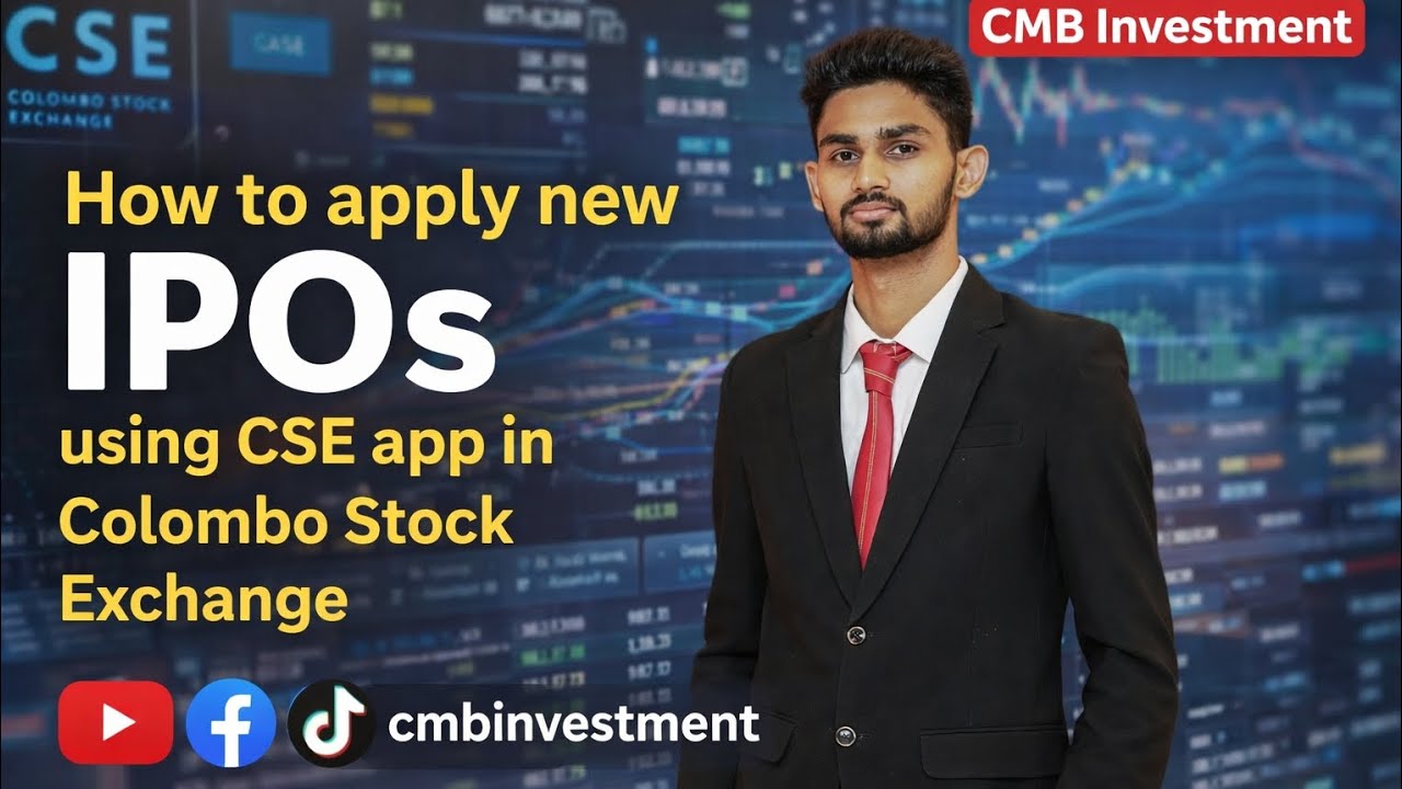 How to apply ipo in share market sinhala using CSE App CMB Investment