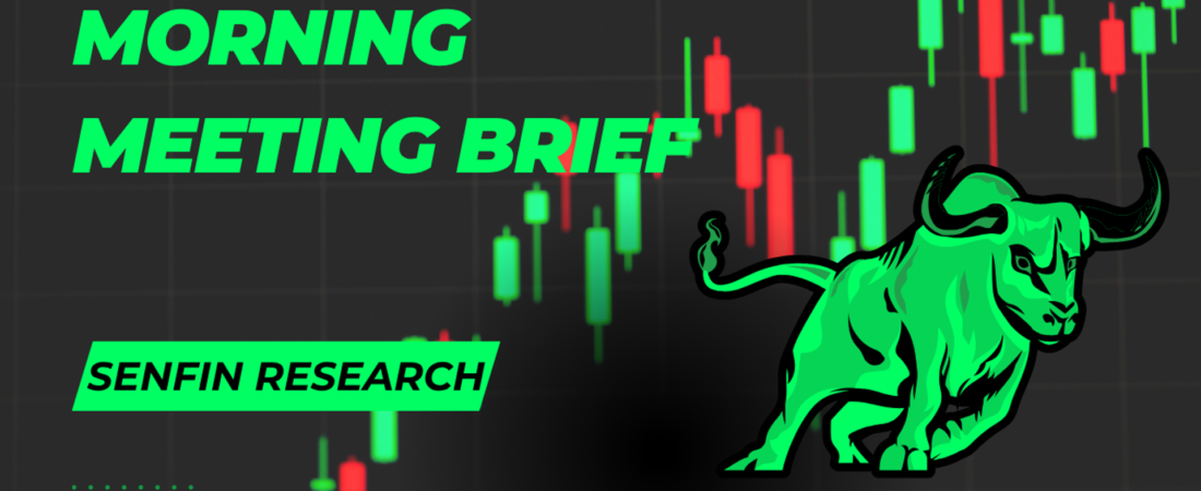 Senfin securities morning market research update 10th August 2026